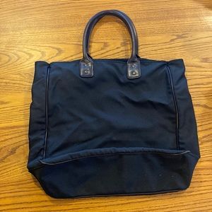 Banana Republic leather handled tote.